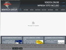 Tablet Screenshot of newtechgroup.it